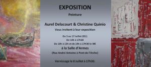 Expo peinture d'AureL Delacourt